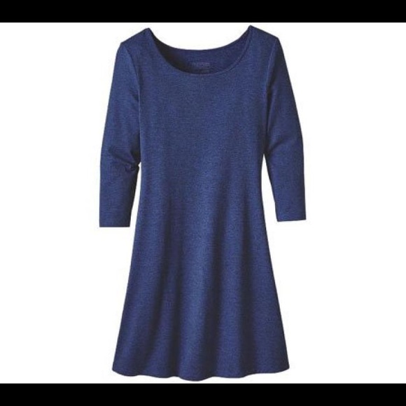 NWOT Patagonia Seabrook 3/4 Sleeve Dress - Picture 1 of 9